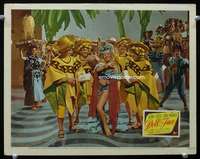 v025 DOLL FACE movie lobby card '45 sexy Carmen Miranda dancing!