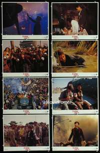 v290 EMPIRE OF THE SUN 8 movie lobby cards '87 Spielberg,Bale,Malkovich