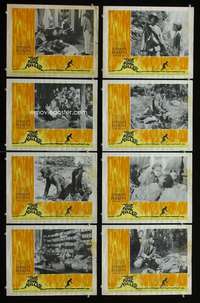 v315 FOOL KILLER 8 movie lobby cards '65 Anthony Perkins, Edward Albert