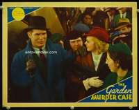 v035 GARDEN MURDER CASE movie lobby card '36 dapper Nat Pendleton!