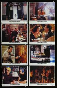 v327 GHOSTBUSTERS 2 8 movie lobby cards '89 Murray, Aykroyd, Ramis