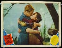 v039 GONE WITH THE WIND movie lobby card '40 Vivien Leigh, Howard