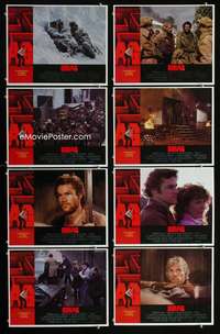v337 GULAG 8 movie lobby cards '85 David Keith, Malcolm McDowell