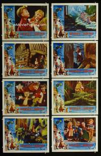 v339 HANSEL & GRETEL 8 movie lobby cards '54 cool Kinemins!