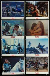 v342 HEARTS & ARMOUR 8 movie lobby cards '83 Giacomo Battiato