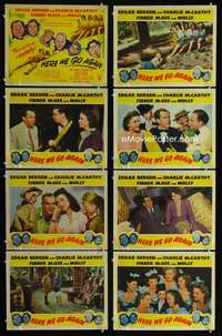 v348 HERE WE GO AGAIN 8 movie lobby cards '42 Edgar Bergen & McCarthy!