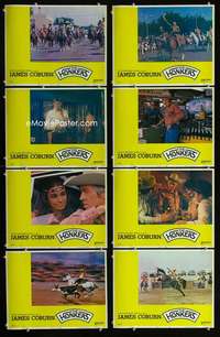 v353 HONKERS 8 movie lobby cards '72 James Coburn, Lois Nettleton