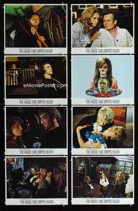 v360 HOUSE THAT DRIPPED BLOOD 8 movie lobby cards '71 Christopher Lee