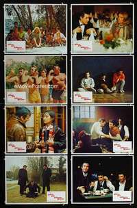 v364 HUSBANDS 8 movie lobby cards '70 Ben Gazzara, Falk, Cassavetes