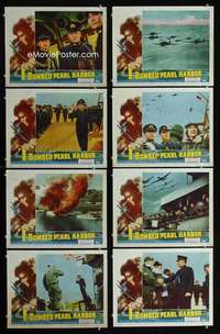 v366 I BOMBED PEARL HARBOR 8 movie lobby cards '61 Toshiro Mifune