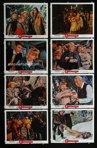 v376 IN SEARCH OF THE CASTAWAYS 8 movie lobby cards '62 Hayley Mills