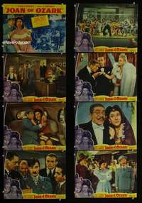 v393 JOAN OF OZARK 8 movie lobby cards '42 Judy Canova
