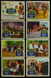 v400 JUKE BOX RHYTHM 8 movie lobby cards '59 rock 'n' roll music!