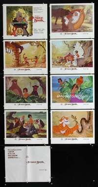 v401 JUNGLE BOOK 8 movie lobby cards R84 Walt Disney cartoon classic!