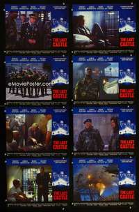 v419 LAST CASTLE 8 movie lobby cards '01 Robert Redford, Gandolfini