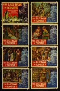 v420 LAST DAYS OF POMPEII 8 movie lobby cards R46 Ernest Schoedsack