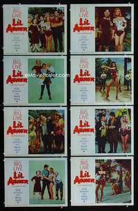 v428 LI'L ABNER 8 movie lobby cards '59 Julie Newmar, Peter Palmer