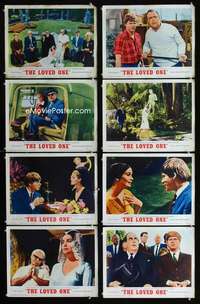 v440 LOVED ONE 8 movie lobby cards '65 classic black comedy, Winters