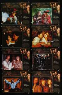 v447 MAN IN THE IRON MASK 8 movie lobby cards '98 Leonardo DiCaprio