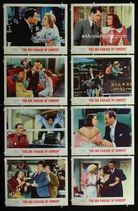 v456 MGM'S BIG PARADE OF COMEDY 8 movie lobby cards '64 all the best!