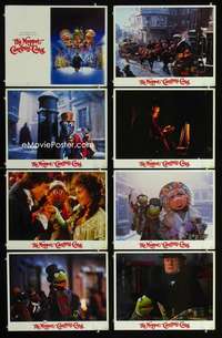 v465 MUPPET CHRISTMAS CAROL 8 movie lobby cards '92 Jim Henson, Oz