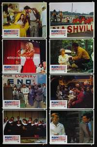 v472 NASHVILLE 8 movie lobby cards '75 Robert Altman, Keith Carradine