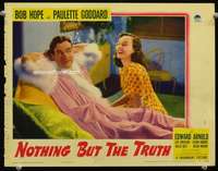 v089 NOTHING BUT THE TRUTH movie lobby card '41 Bob Hope, Goddard