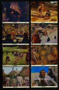 v506 PLANET OF THE APES 8 color movie 11x14 stills '68 Heston