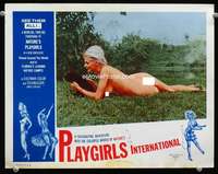 v098 PLAYGIRLS INTERNATIONAL movie lobby card '63 Doris Wishman