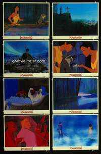 v509 POCAHONTAS 8 movie lobby cards '95 Walt Disney, Native Americans!