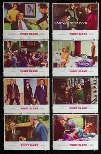 v510 POINT BLANK 8 movie lobby cards '67 Lee Marvin, Angie Dickinson