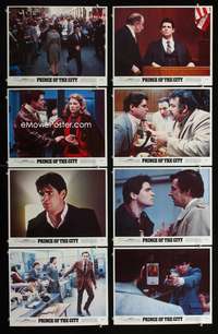 v516 PRINCE OF THE CITY 8 movie lobby cards '81 Treat Williams, Orbach