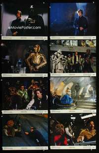 v528 RETURN OF THE JEDI 8 color movie 11x14 stills '83 George Lucas