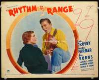v108 RHYTHM ON THE RANGE movie lobby card '36 Frances Farmer, Crosby