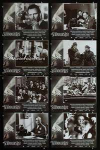 v542 SCHINDLER'S LIST 8 movie English lobby cards '93 Liam Neeson