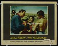 v113 SEARCHERS movie lobby card #6 '56 John Wayne, John Ford