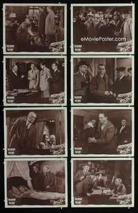 v553 SHERLOCK HOLMES 8 movie lobby cards '50s Basil Rathbone