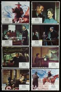 v558 SHOOTIST 8 movie lobby cards '76 John Wayne, Lauren Bacall, Howard