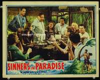 v122 SINNERS IN PARADISE movie lobby card '38 James Whale, entire cast!