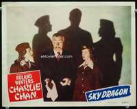 v123 SKY DRAGON movie lobby card '49 Roland Winters as Charlie Chan!