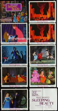 v570 SLEEPING BEAUTY 8 movie lobby cards R79 Disney classic!