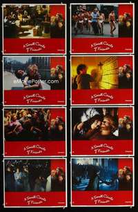 v571 SMALL CIRCLE OF FRIENDS 8 movie lobby cards '80 Brad Davis, Allen