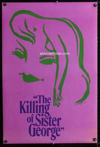 w202 KILLING OF SISTER GEORGE commercial poster '69 Caroff