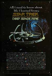 w208 STAR TREK DEEP SPACE NINE commercial poster '96