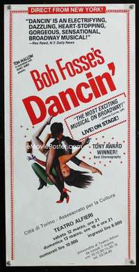 w050 DANCIN' special Italian poster '80s Bob Fosse