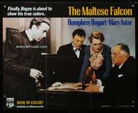 w224 MALTESE FALCON video movie poster R87 Humphrey Bogart