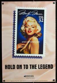 w096 MARILYN MONROE STAMP USPS stamp poster '95 sexy!