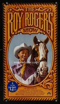 w107 ROY ROGERS SHOW ON VIDEOCASSETTE poster '90 Roy Rogers