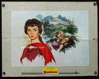 w189 SPARTACUS special half-sheet movie poster '61 Jeam Simmons, Douglas