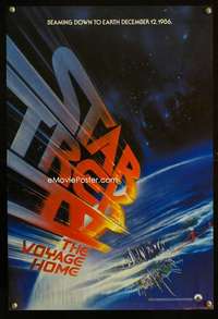 w155 STAR TREK IV special teaser movie poster '86 cool artwork!